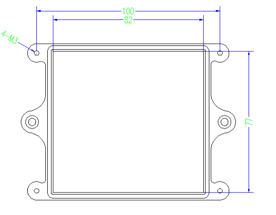WS2-RS-E 温湿度传感器产品尺寸
