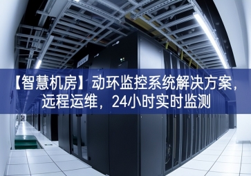 「智慧机房」动环监控系统解决方案，远程运维，24小时实时监测